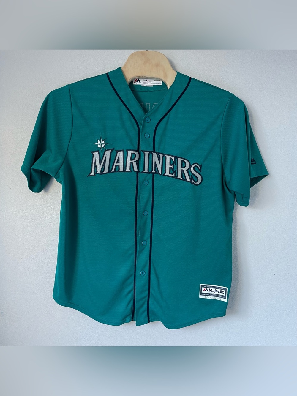 Seattle Mariners Stitched Jersey Men's XL Mike Zunino #3 Majestic Green Sewn